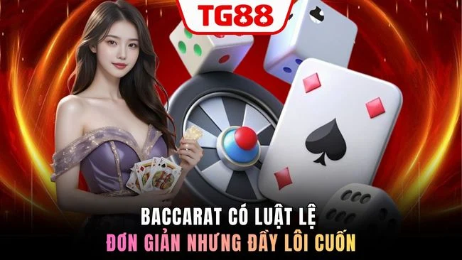 Baccarat có luật lệ đơn giản nhưng đầy lôi cuốn