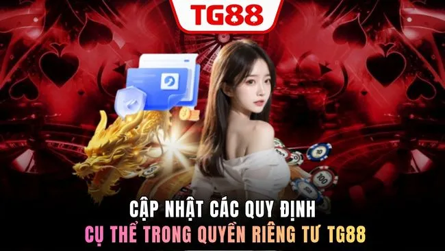 Cập nhật các quy định trong quyền riêng tư TG88