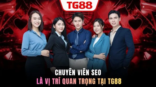 Chuyên viên SEO là vị trí quan trọng tại TG88