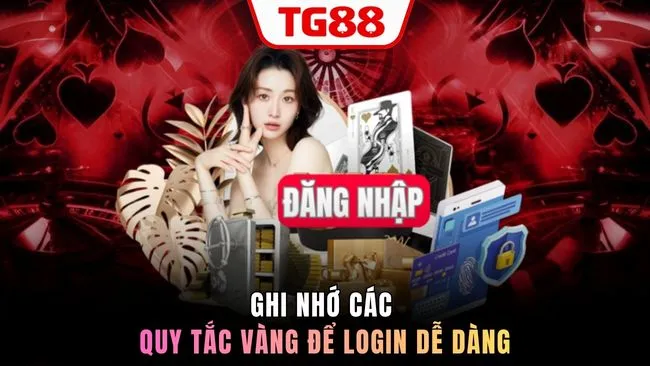 Ghi nhớ các quy tắc vàng để login dễ dàng