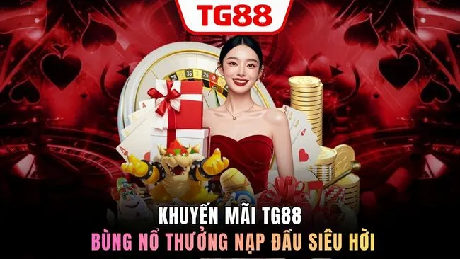Khuyến mãi TG88 bùng nổ thưởng nạp đầu siêu hời